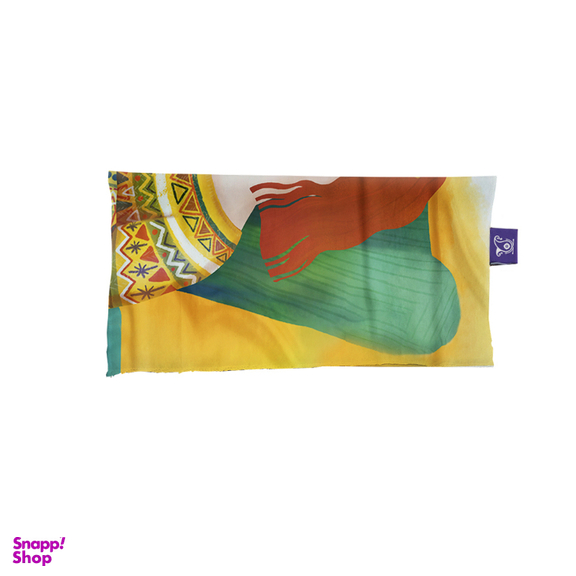 کاغذ کادو پارچه‌ ای ترمه طراحان ایده (Terme Tarrahan Ide) طرح دختر و گربه آبی کد cfp1608