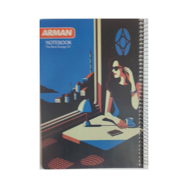 دفتر مشق سیمی 100 برگ آرمان (Arman) مدل پنجره