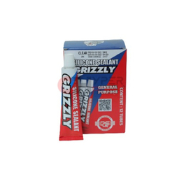 چسب آکواریوم گریزلی (Grizzly) مدل سیلیکونی بسته 2 عددی