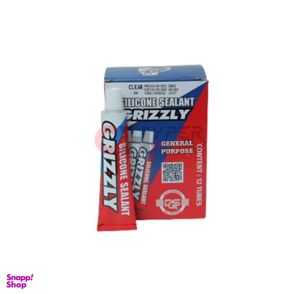 چسب آکواریوم گریزلی (Grizzly) مدل سیلیکونی بسته 2 عددی