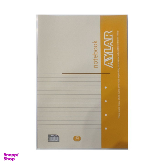 کاغذ 40 برگ آیلار (Aylar) مدل خط دار کد 99