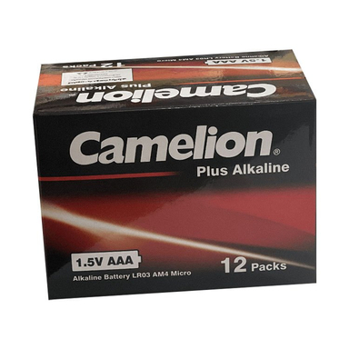 باطری نیم قلمی کملیون (Camelion) مدل Plus Alkaline بسته 24 عددی