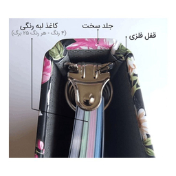دفتر کلاسوری 100 برگ آلما (Alma) مدل 26 حلقه کد 4_7706
