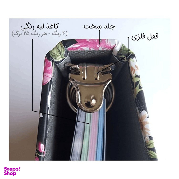 دفتر کلاسوری 100 برگ آلما (Alma) مدل 26 حلقه کد 4_7706