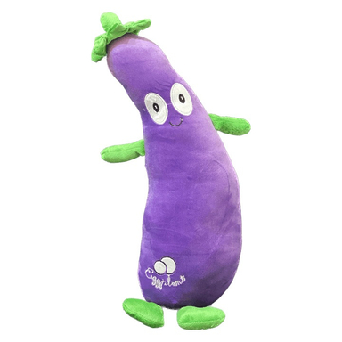 عروسک پولیشی مدل میوه بادمجان کد خندان سایز 50 سانتی متر