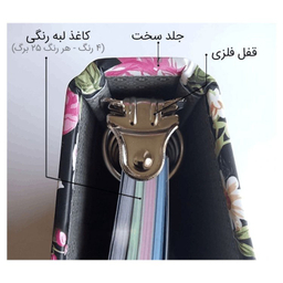 دفتر کلاسوری 100 برگ آلما (Alma) مدل 26 حلقه کد 9_7706