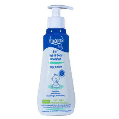 شامپو سر و بدن بچه هیدرودرم (Hydroderm) بیبی حجم 250 میلی‌لیتر
