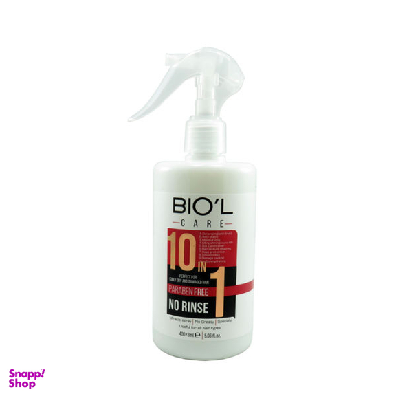 اسپری نرم کننده مو بیول (Biol) مدل 10in1 حجم 400 میلی‌ لیتر