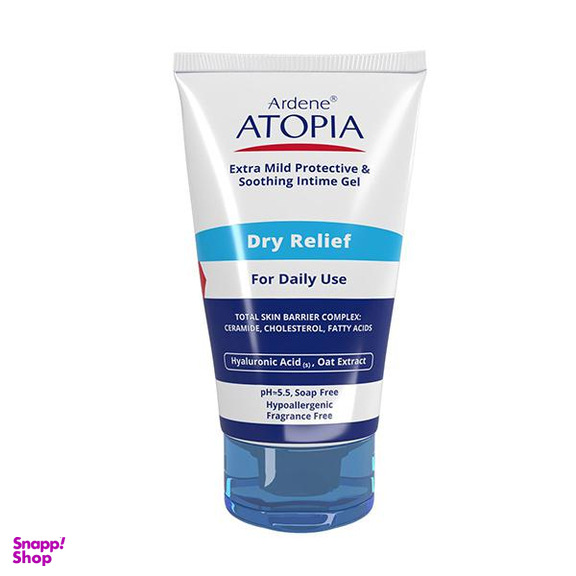 ژل شوینده بسیار ملایم بانوان آردن سری Atopia مدل Dry Relief حجم 150 میلی‌ لیتر
