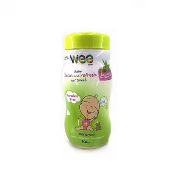 دستمال مرطوب وی کر (Wee Care) مخصوص کودکان حاوی بسته 72 برگی