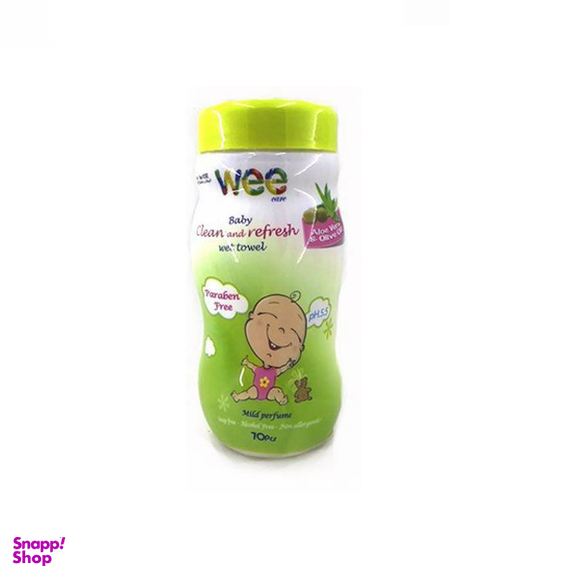 دستمال مرطوب وی کر (Wee Care) مخصوص کودکان حاوی بسته 72 برگی