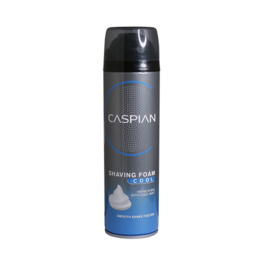 فوم اصلاح آقایان کاسپین (Caspian) مدل Cool حجم 200 میلی‌لیتر