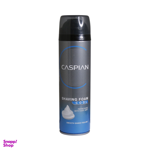 فوم اصلاح آقایان کاسپین (Caspian) مدل Cool حجم 200 میلی‌لیتر