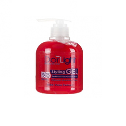 ژل حالت دهنده مو دورلایت (Dorlight) مدل Extra hard رنگ قرمز حجم 300 میلی‌لیتر