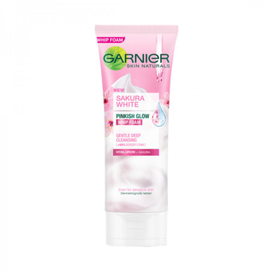 فوم لایه بردار پوست گارنیه (Garnier) مدل Pinkish Glow حجم 100 میلیلیتر