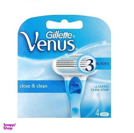 تیغ یدک ژیلت (Gillette) مدل ونوس آبی