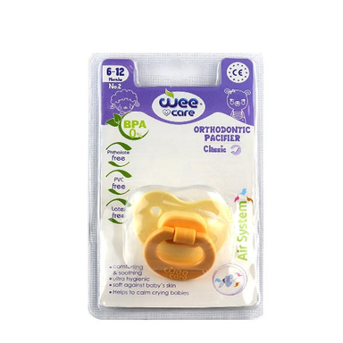 پستانک وی کر (Wee Care) مدل ارتودنسی مات کلاسیک سایز 2