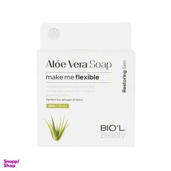 صابون شستشو بیول (Biol) مدل Aloe Vera وزن 100 گرم
