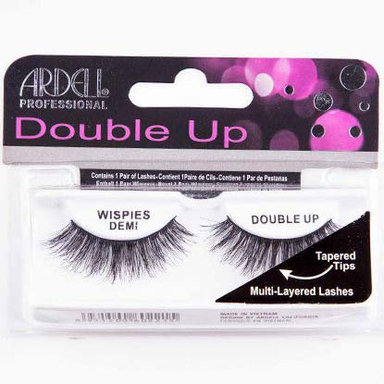مژه 3D آردل مدل 3D Wispies Demi Double Up با مو کاملا طبیعی
