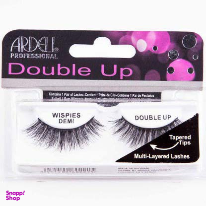 مژه 3D آردل مدل 3D Wispies Demi Double Up با مو کاملا طبیعی