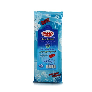 دستمال مرطوب پانو (Pano) مخصوص شیشه و سطوح صیقلی بسته 36 عددی