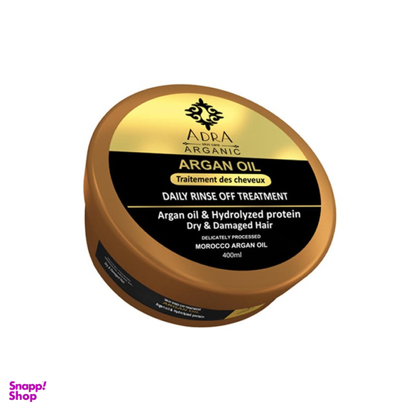 ماسک مو با آبکشی آدرا (Adra) مدل Argan Oil حجم 400 میلی‌ لیتر