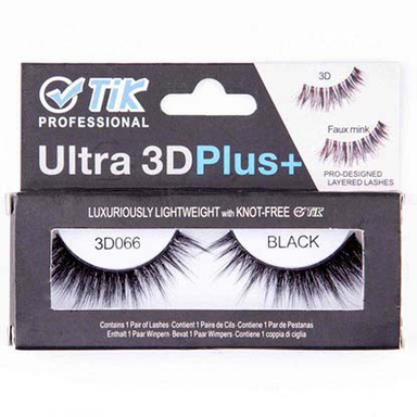 مژه تیک (Tik) با مو طبیعی مدل Tik 3D Ultra Plus شماره 066