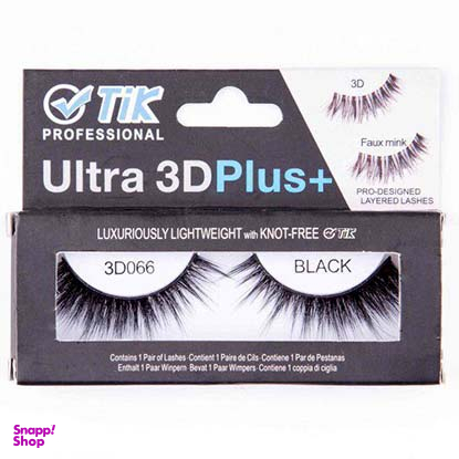 مژه تیک (Tik) با مو طبیعی مدل Tik 3D Ultra Plus شماره 066