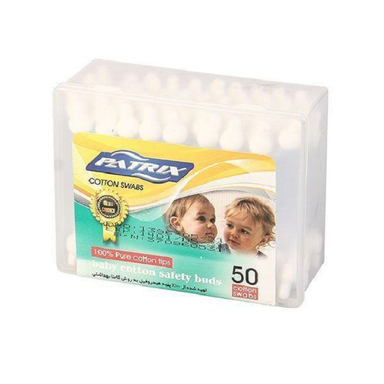 گوش پاک کنن کودک پاتریکس (Patrix) بسته 50 عددی