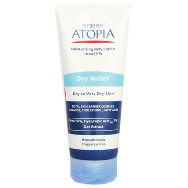 لوسیون مرطوب کننده قوی بدن آردن (Ardene) سری Atopia حاوی %10 اوره حجم 200 میلی‌ لیتر