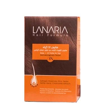 صابون شوینده مو لاناریا (Lanaria) مدل 12 گیاه وزن 100 گرم