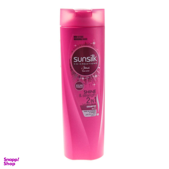 شامپو سان سیلک (Sunsilk) مناسب موهای معمولی مدل 2 در 1 حجم 350 میلی‌لیتر