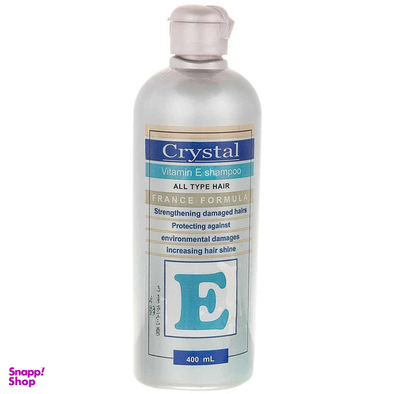 شامپو ویتامین ای کریستال (Crystal) حجم 400 میلی‌لیتر