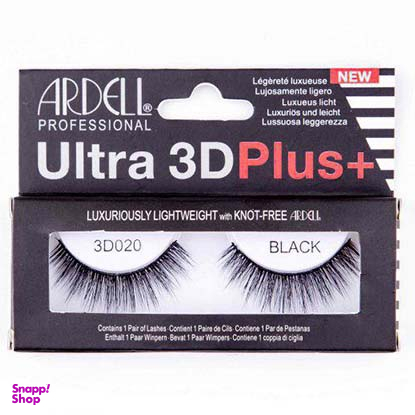 مژه آردل (Ardell) مدل 3D Ultra Plus با مو طبیعی کد 020
