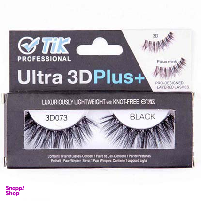 مژه تیک (Tik) با مو طبیعی مدل Tik 3D Ultra Plus شماره 073
