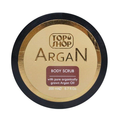 اسکراب بدن تاپ شاپ (Top Shop) حاوی روغن آرگان حجم 200 میلی‌لیتر