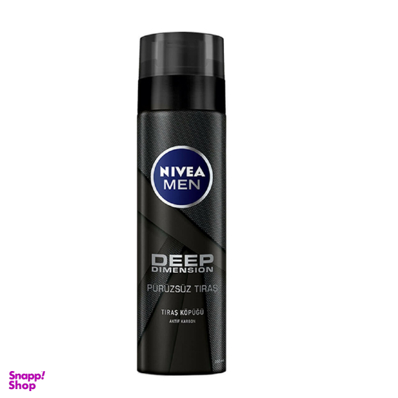 فوم اصلاح آقایان نیوآ (Nivea) مدل Deep حجم 200 میلی‌لیتر