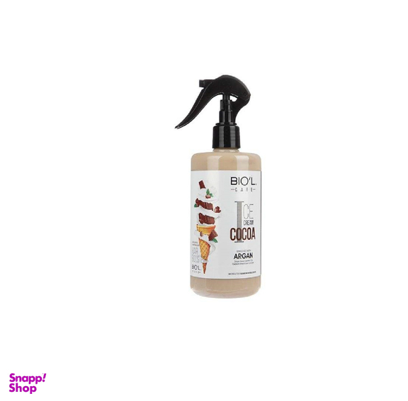 لوسیون مو بدون آبکشی بیول (Biol) مدل Cocoa Ice Cream حجم 400 میلی‌ لیتر