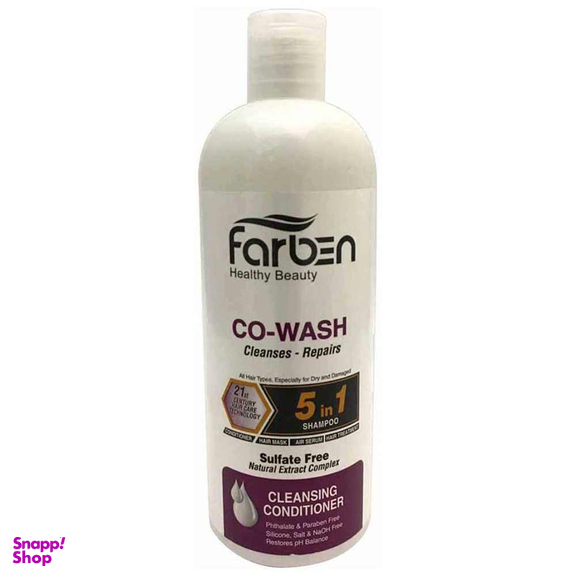 شامپو مو فاربن (Farben) مدل Co Wash حجم 400 میلی‌لیتر