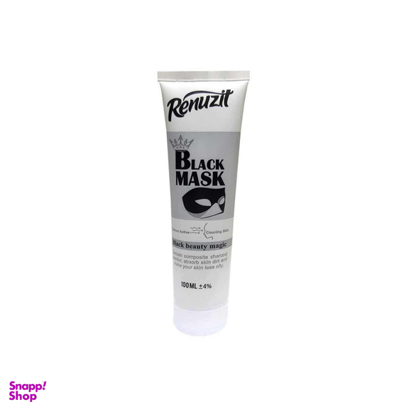 ماسک صورت رینوزیت (Renuzit) حاوی ذغال حجم 100 میلیلیتر