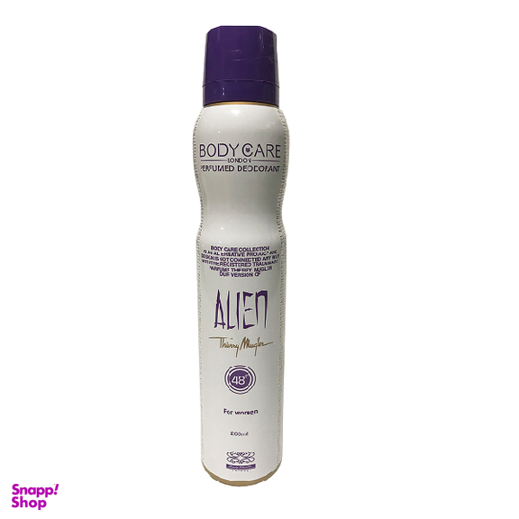 اسپری ضد تعریق زنانه بادی کر (Body Care) مدل Alien حجم 200 میلی‌ لیتر