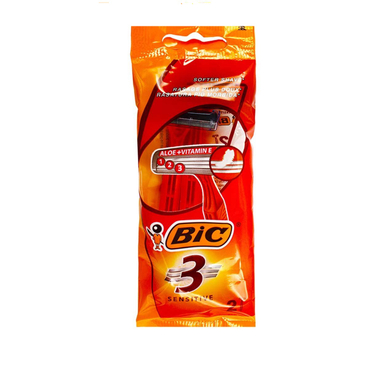 خود تراش بیک (Bic) مدل Sensitive 3 بسته 2 عددی