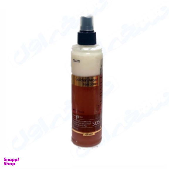 سرم موی دو فاز دیترون (Ditron) مدل Golden Argan Oil حجم 250 میلی‌لیتر