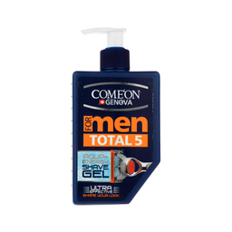 ژل اصلاح ریش پمپی کامان (Come`on) مدل توتال حجم 260 میلی‌لیتر