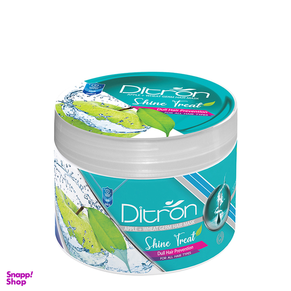 ماسک تغذیه و نرم کننده مو دیترون (Ditron) مدل Apple حجم 400 میلی‌لیتر