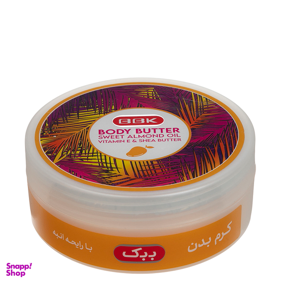 کره بدن ببک (B.B.K) با رایحه انبه حجم 200 میلی لیتر