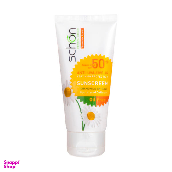 کرم ضدآفتاب رنگی شون (Schon) با SPF50 حجم 50 میلی‌لیتر