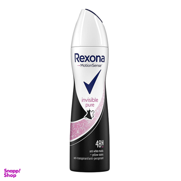 اسپری ضد تعریق زنانه رکسونا (Rexona) مدل Invisible Pure حجم 200 میلی لیتر