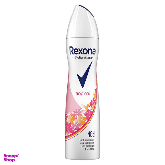 اسپری ضد تعریق زنانه رکسونا مدل Tropical حجم 200 میلی لیتر