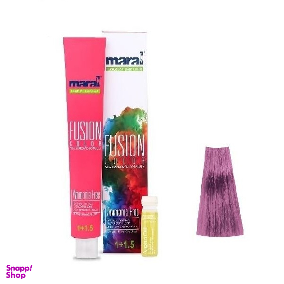 رنگ مو مارال (Maral) مدل Fusion Color شماره 7.991 رنگ ارغوانی پاستل حجم 100 میلی‌لیتر